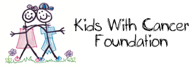 kids with cancer foundation logo - 2 stick figure children