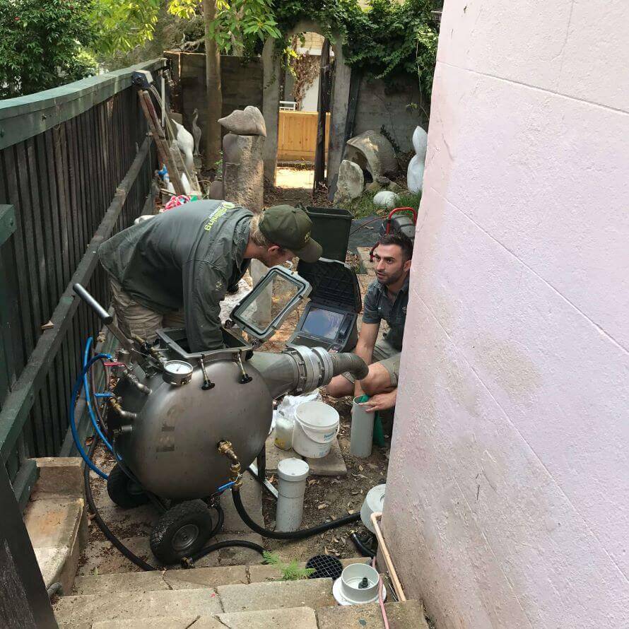 Residential pipe relining Project for Underwood St, Paddington