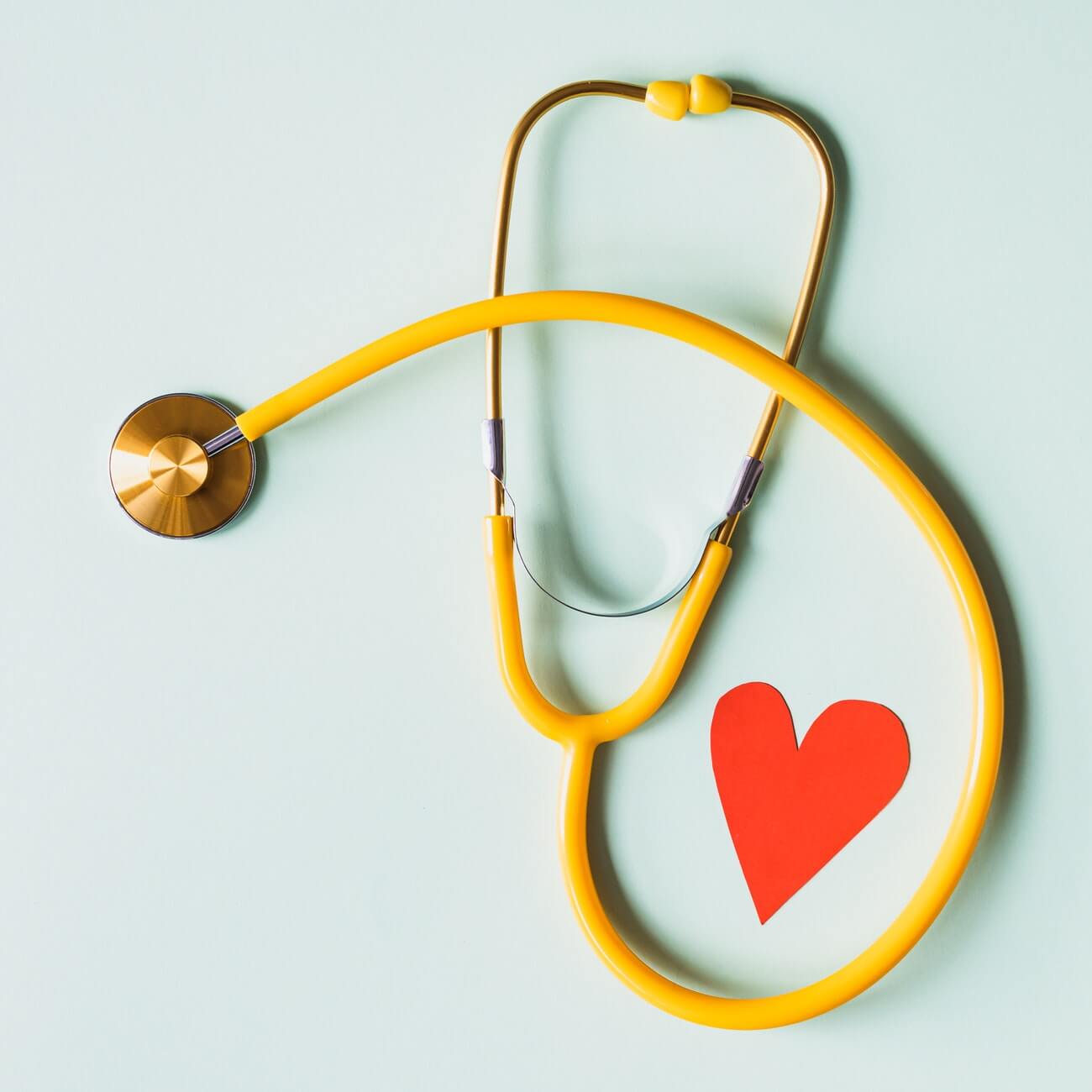 heart and stethoscope