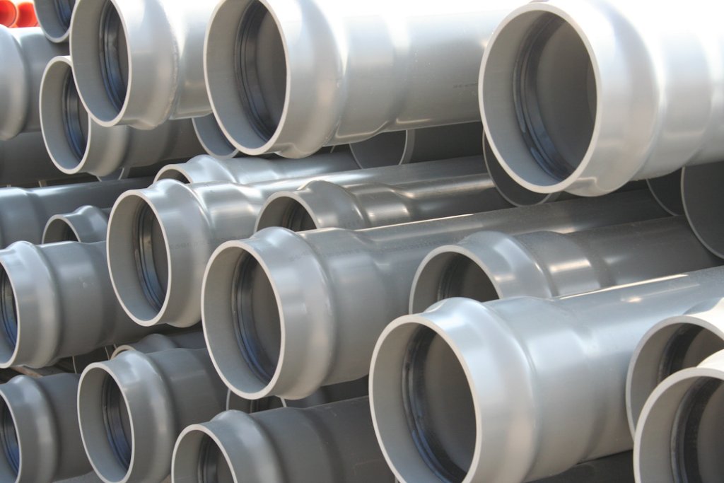 PVC plumbing pipes (polyvinyl chloride)