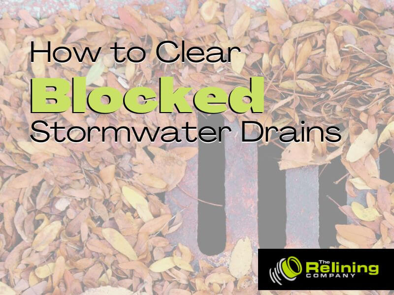 How to clear blocked stormwater drains