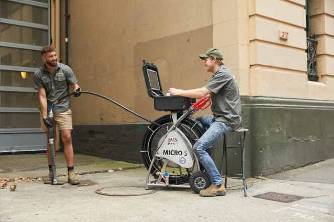 Pipe relining specialists clearing stormwater drains