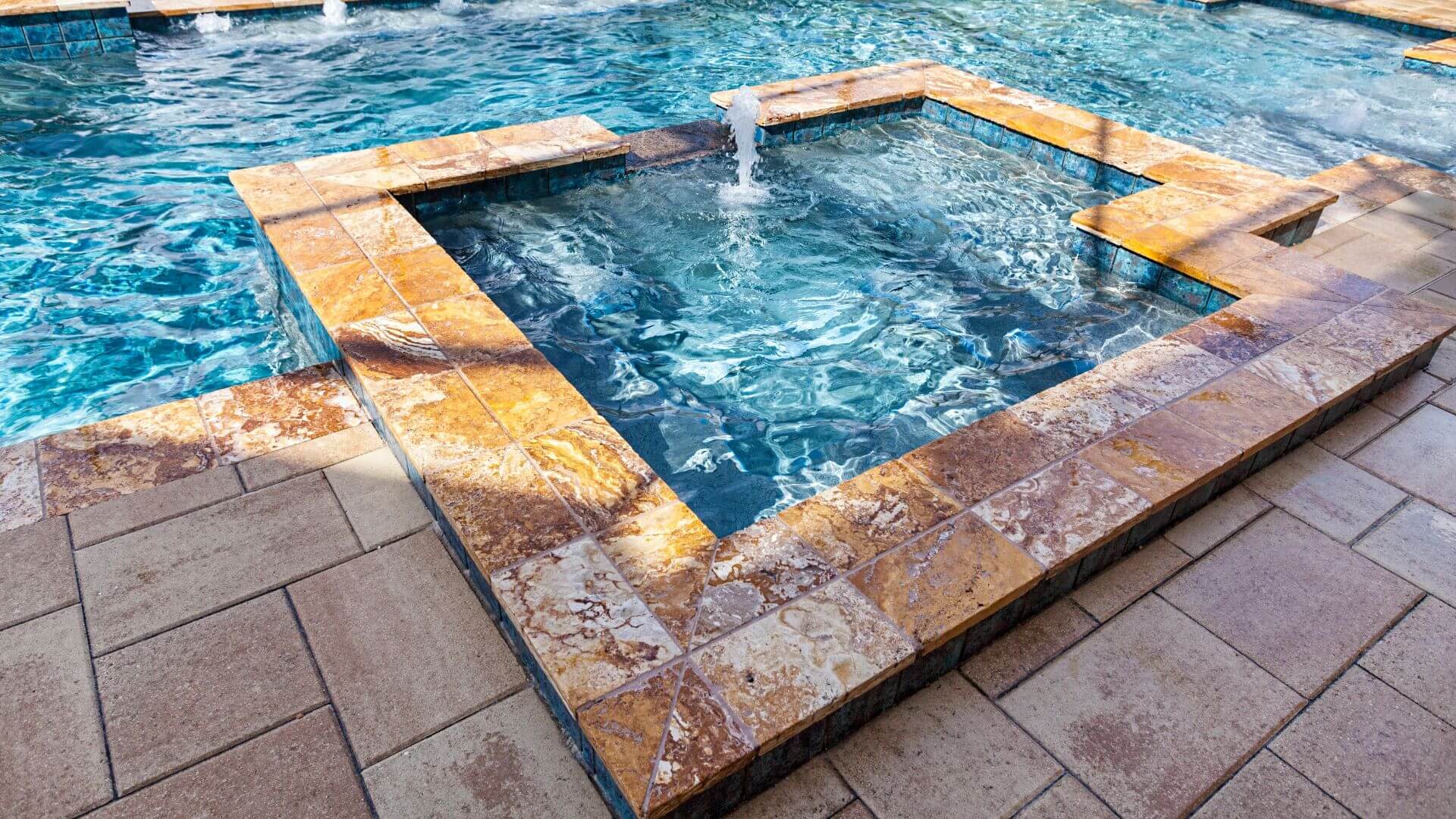 pool to spa connection