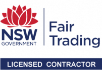 NSW Fair Trading licensed contractor logo